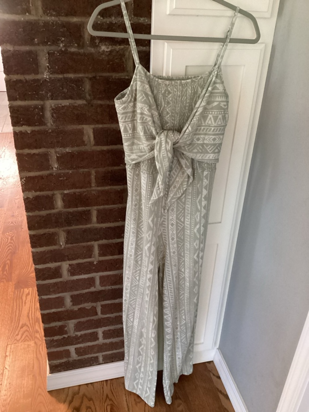 George Gray Tribal-Print Sleeveless Jumpsuit